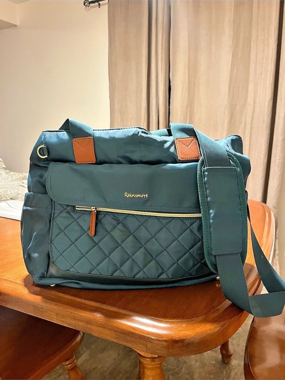 Large tote bag purse, purchased and used once as a carry on for vacation